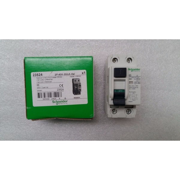 SCHNEIDER 23524 RCCD 2P 40A 30mA 0,03A To you switch differential pure