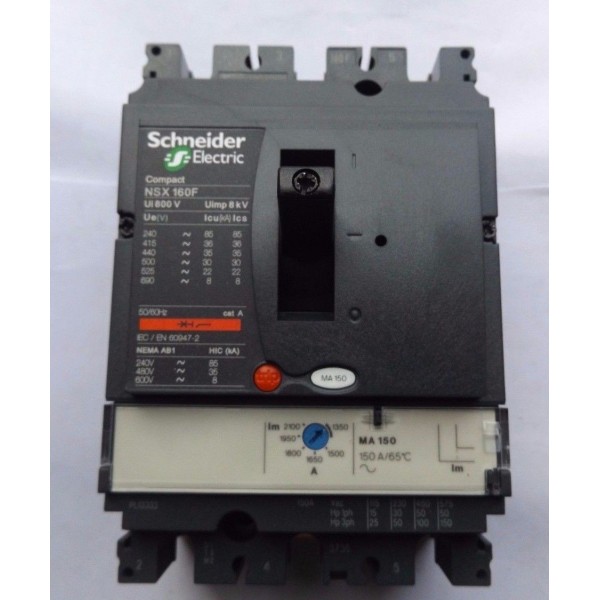 LV430830 Schneider Electric compact circuit breaker Nsx 160f 125A