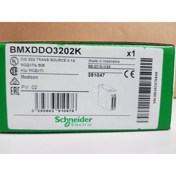 New Schneider Electric BMXDDO3202K discrete output module M340 - 32 outputs