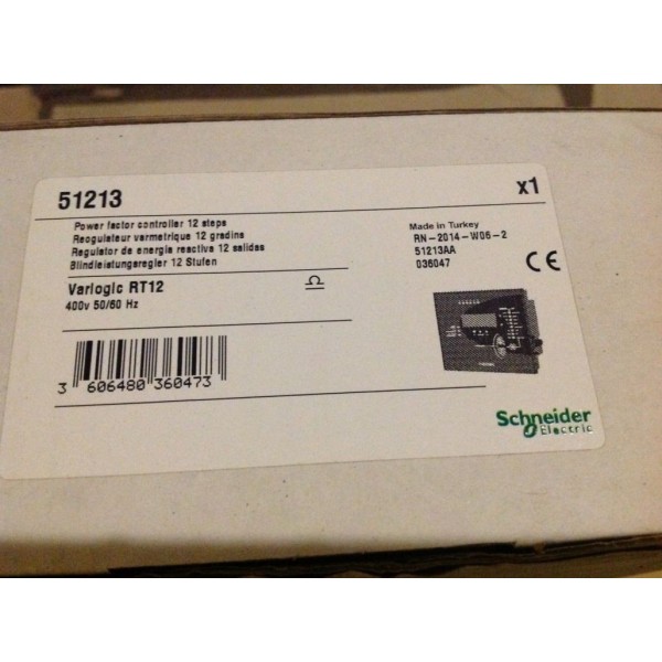 Schneider Electric 51213 Regulator Varlogic RT12 NEW
