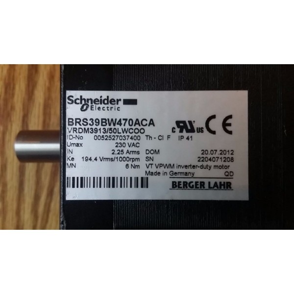 Schneider Electric Berger Lahr VRDM 3913/50 LWCOO * BRS39BW470ACA