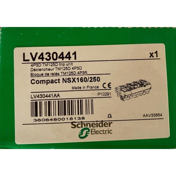 Sganciatore 4P3D TM125D, Compact NSX160/250