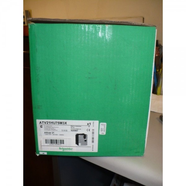 Schneider Electric ATV21HU75M3X AC Speed Drive, 10HP, 200/240V