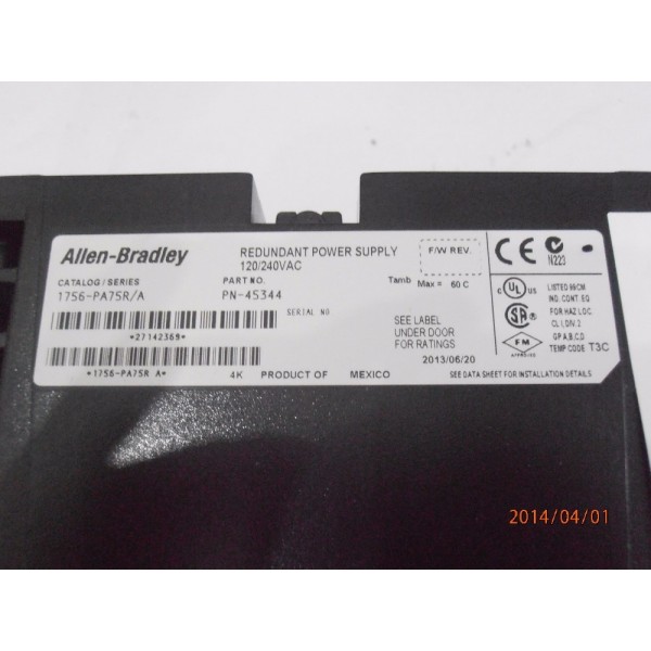ControlLogix AC Redundant Power Supply