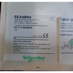 ACTI9 3P+N 3Phase Distribution Board 4 Way 1, 3 Phase 25Amp