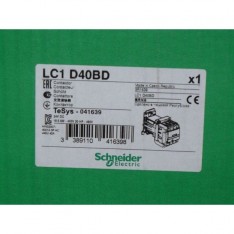 LC1D40BD Contactor, 3 Pole,600V, 40 Amp, 24V Coil, New