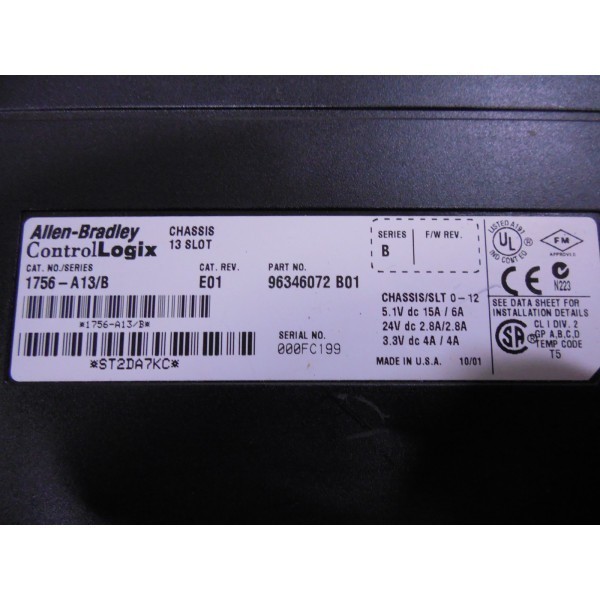 ALLEN BRADLEY PLC Module 1756-A13