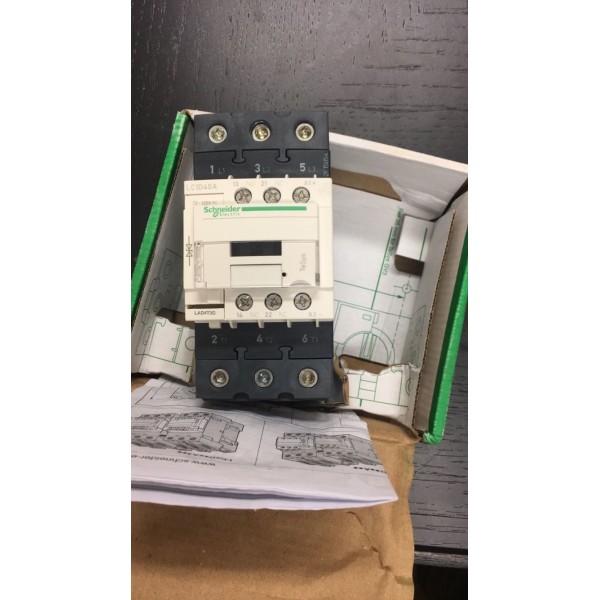 LC1D40AGD TeSys 3 pole contactor with everlink terminals
