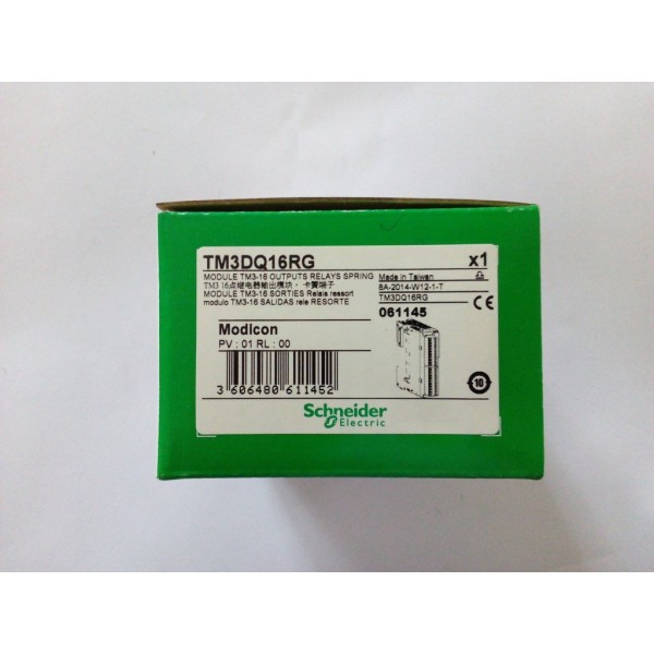 module TM3-16 OUTPUTS RELAYS SPRING - TM3DQ16RG / New