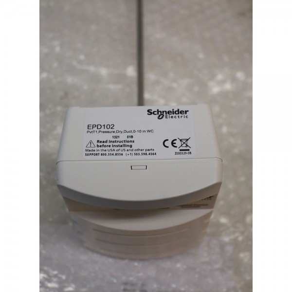 EPD102 SCHNEIDER ELECTRIC DUCT DIFFERENTIAL PRESSURE SENSOR Dry Media