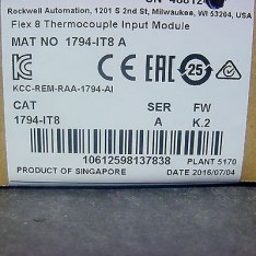 1794-IT8 Ser A Flex I/O Thermocouple Input PLC