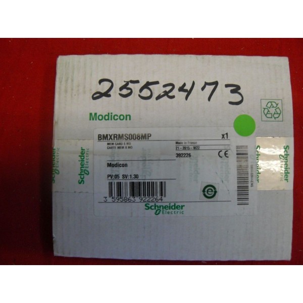 BMXRMS008MP BRAND NEW! Schneider Electric Modicon BMX-RMS-008-MP