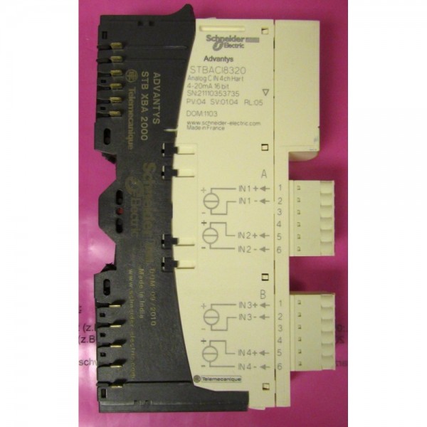 TELEMECANIQUE STBACI8320 Analog C IN4 CH Hart Module AC18320