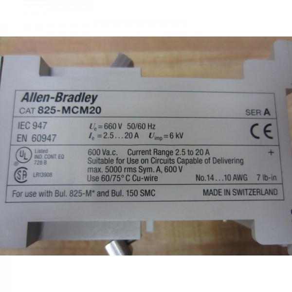 Smart Motor Manager 825-M