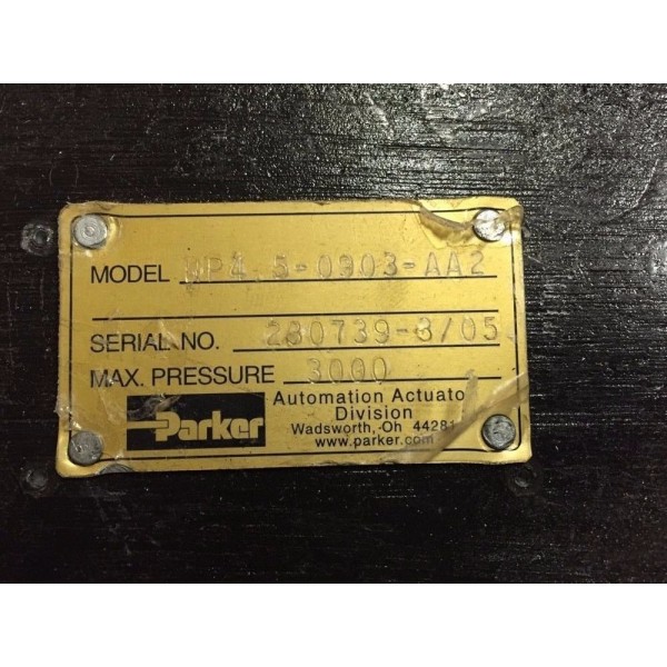 Max Pressure 3000 Rack And Pinion Rotary Actuator