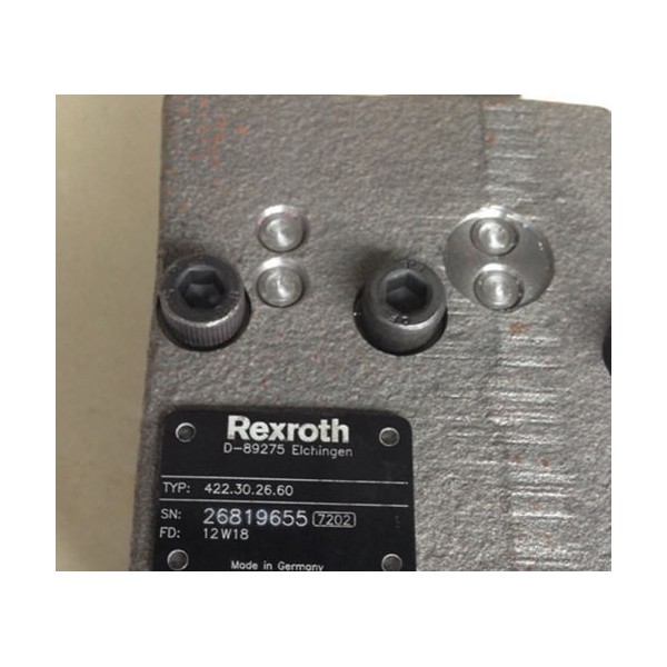 new rexroth valve
