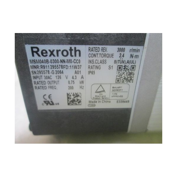 MSM040B-0300-NN-M0-CC0 SERVO MOTOR