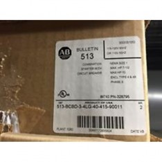 513-BCBD-3-4LG-40-415-90011 Combination Starter NEMA Size 1