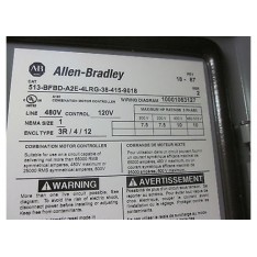 Combination Starter Circuit Breaker 513-BFBD-A2E-4LRG-38-415-9018