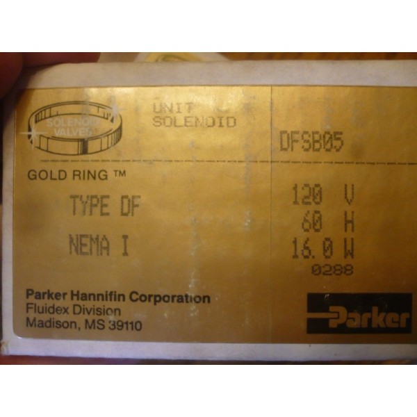 Gold Ring Solenoid Type DF