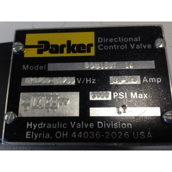 HYDRAULIC SOLENOID DIRECTIONAL CONTROL VALVE,120V COIL DC