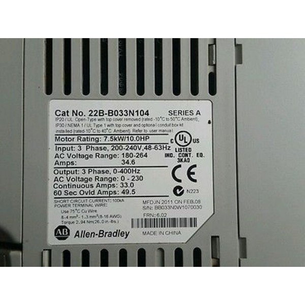Bradley Powerflex40