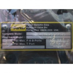 Electrohydraulic Control D3FWE82MCNKP020 Hydraulic Valve 4500 PSI NIB