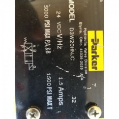 D3W20HNJC/ 24V DC PARKER 5000 PSI VALVE