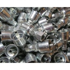 200 NEW PARKER 10643-4-4 FEMALE CRIMP JIC STRAIGHT CONNECTORS FOR 1/4 HOSE"