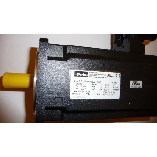 Servo Motor Parker SMB10030065192IW652 1.57kW