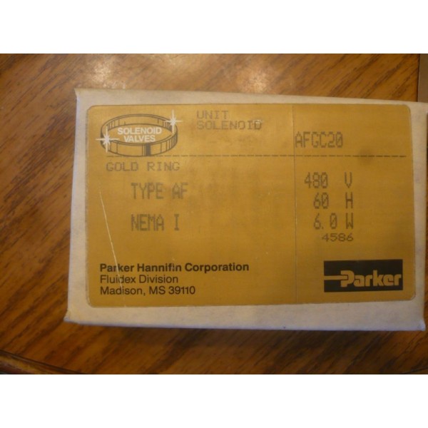 Lot of 9 New Parker AFGC20 Gold Ring Solenoid