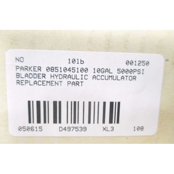 HYDRAULIC ACCUMULATOR BLADDER