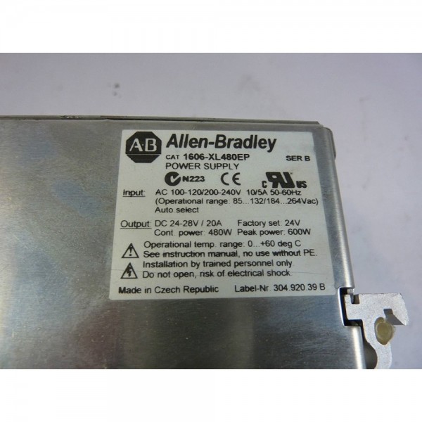 ALLEN BRADLEY 1606-XL480E (Surplus New In factory packaging)