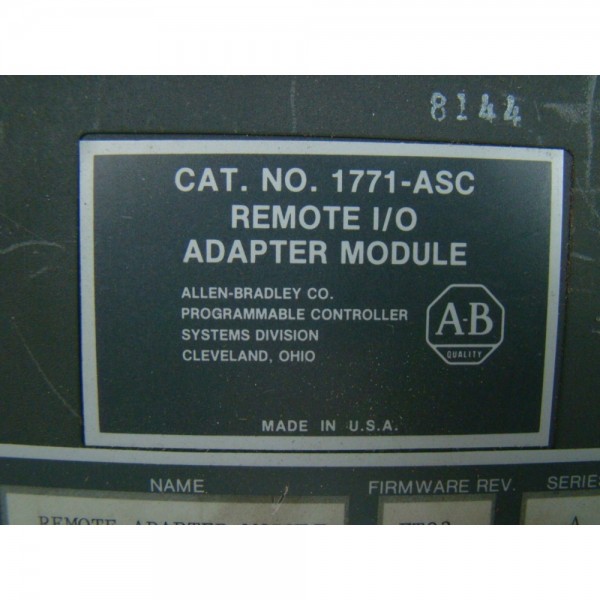 Allen Bradley(Surplus New In factory packaging)