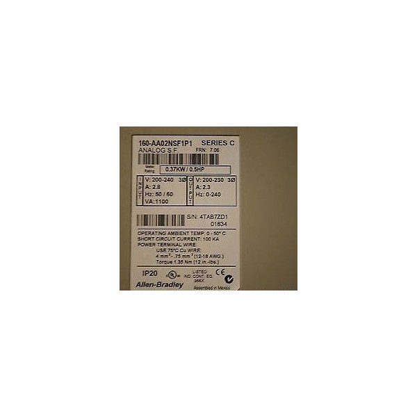 160AA02NSF1P1 NSFP **GENUINE** AB 160 AA02NSF1P1
