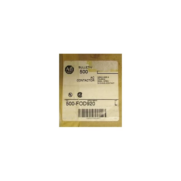 500-FOD920 Size 5 270 Amp 600 Volt Contactor
