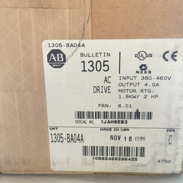 NEW ALLEN BRADLEY 1305-BA04A /C AC DRIVE