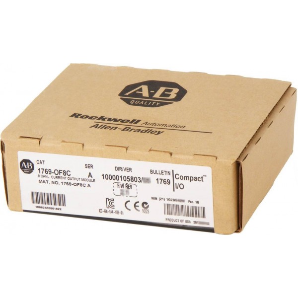 NEW SEALED Allen Bradley 1769-OF8C Series A Analog Output Module 17690F8C