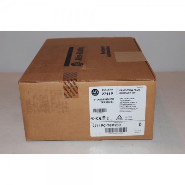 FACTORY SEALED ALLEN-BRADLEY 2711PC-T6M20D 2711PCT6M20D SER D