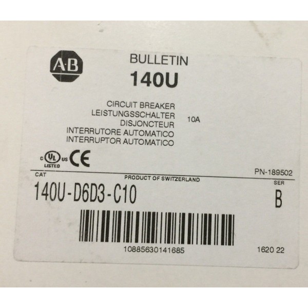ALLEN BRADLEY 140U-D6D3-C10