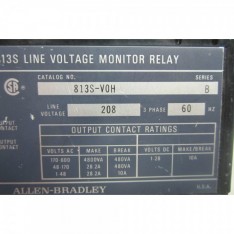  813S-VOH SER B Line Voltage Monitor Relay 208V 60Hz 3Ph NEW IN BOX