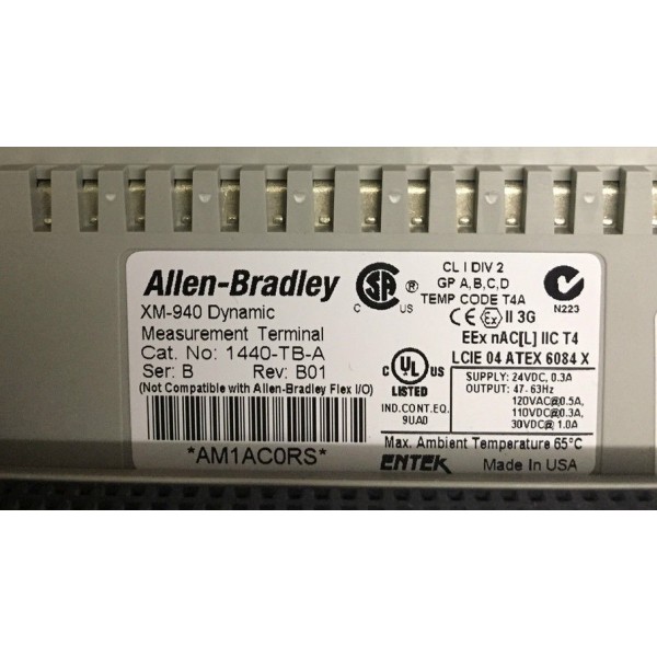 1440-TB-A /B XM-124 Intelligent I/O Terminal Base