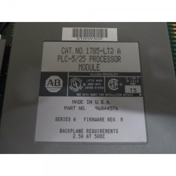 1785-LT2 PROCESSOR CPU MODULE 13K MEMORY PLC-5/25 USED**