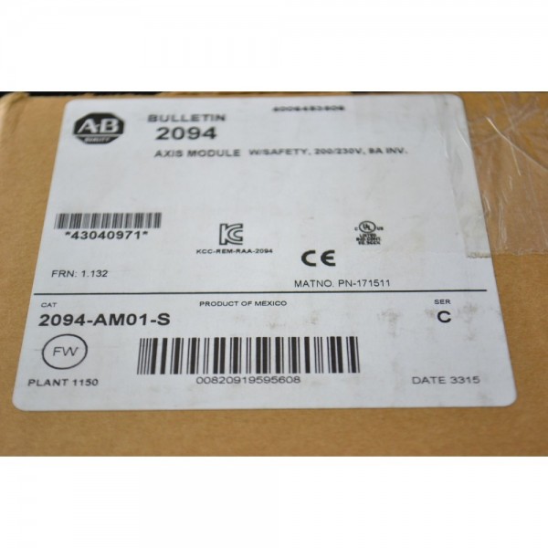 Kinetix 6000 9A Axis Module 2094-AM01-S Ser  C