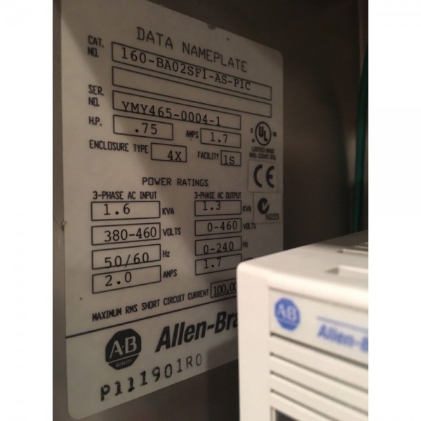 AC DRIVE 160-BA02SF1-AS-P1C