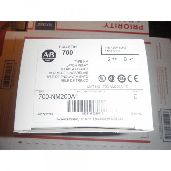 Allen Bradley 700-NM200A1 Latch Relay Series E