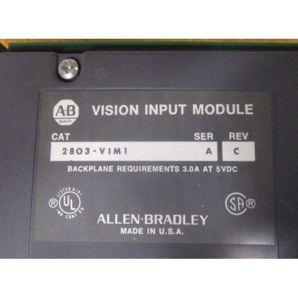 Allen Bradley 2803-VIM1 Ser A Vision Input Module For 1771 Rack NEW