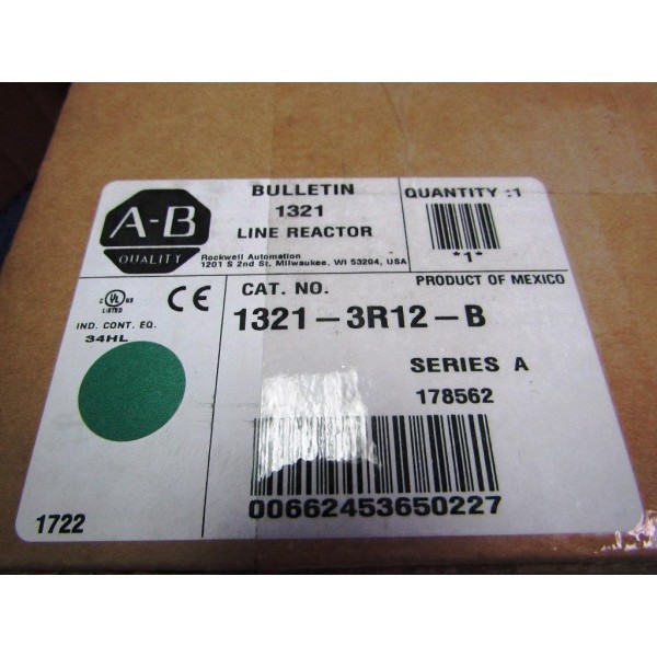Allen Bradley 1321-3R25-B Line Reactor NEW