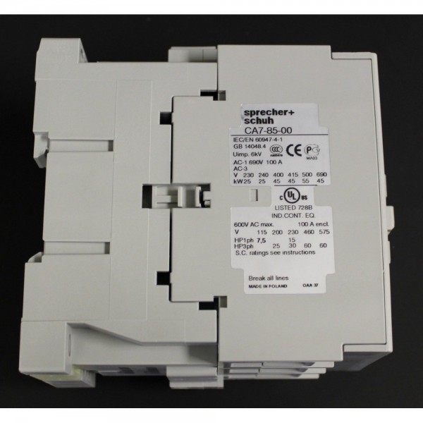 SPRECHER+SCHUH S+S CONTACTOR