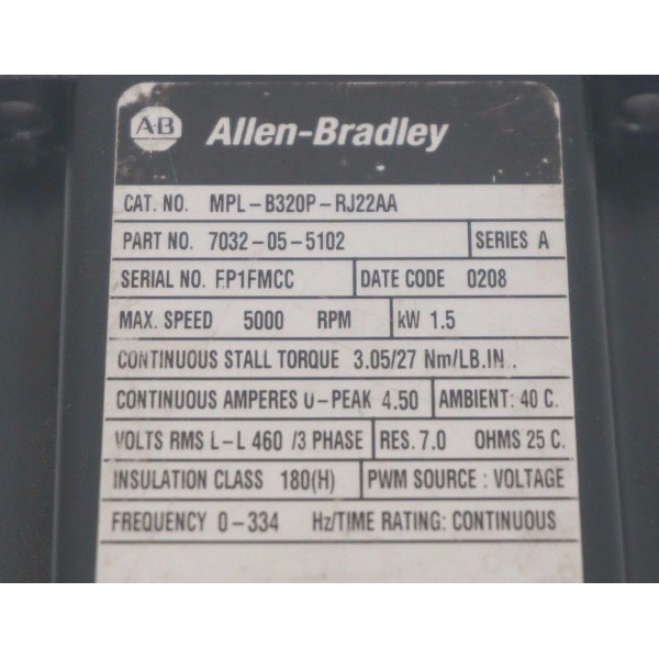 MPL-B320P-RJ22AA (Surplus New In factory packaging)